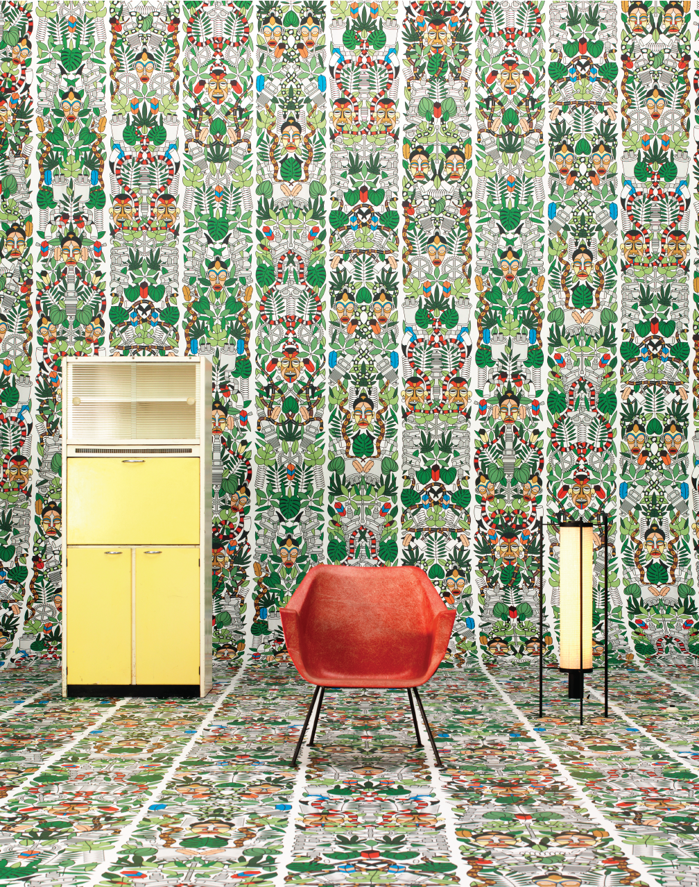 JOB-05 L’Afrique Archives Wallpaper by Studio Job