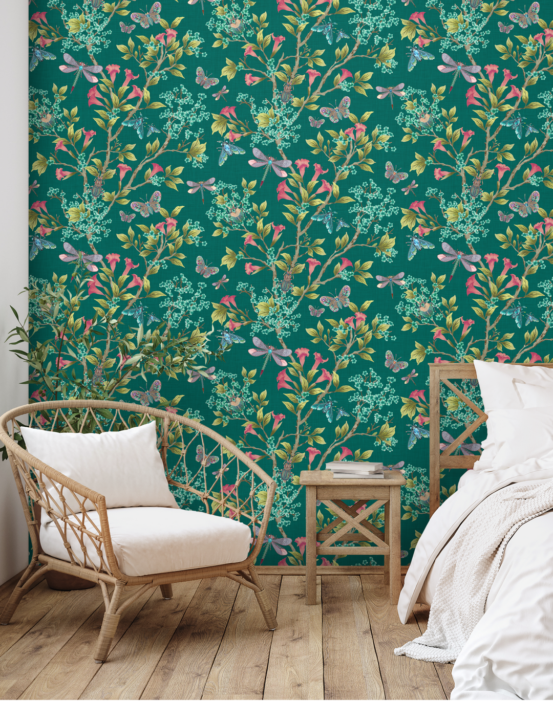 JEWEL A FLUTTER TEAL & CORAL