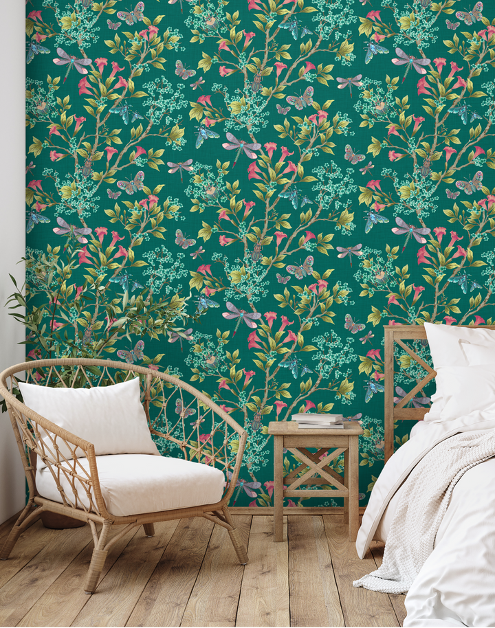 JEWEL A FLUTTER TEAL & CORAL
