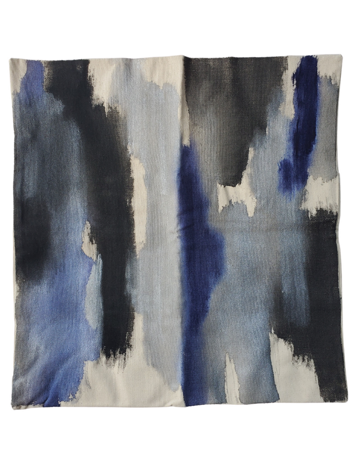 Julie Kay Hand Painted Watercolor Pillow Cover, Midnight