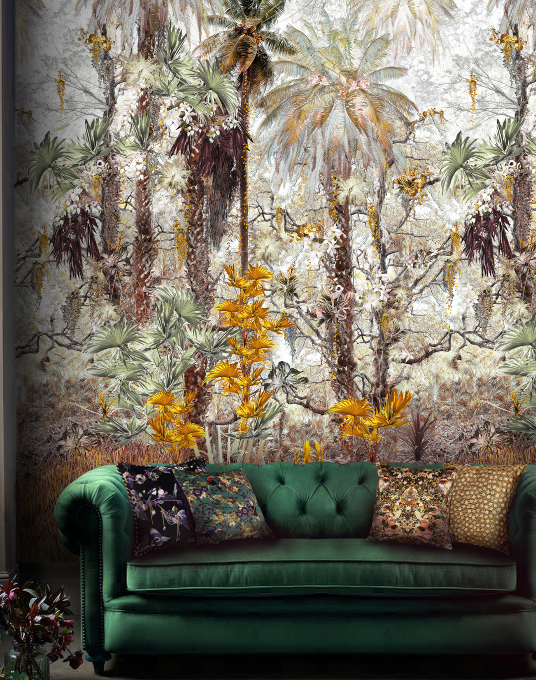 Jungle Mural, Gold