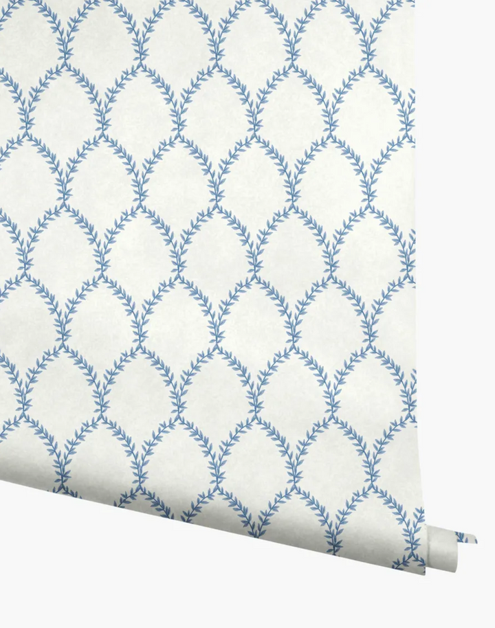 Laurel, Blue & White RI5180