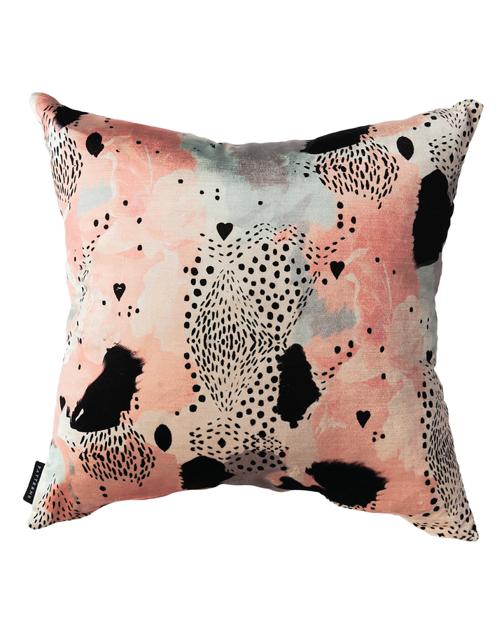 17 Patterns Leopard Love Peach Cushion