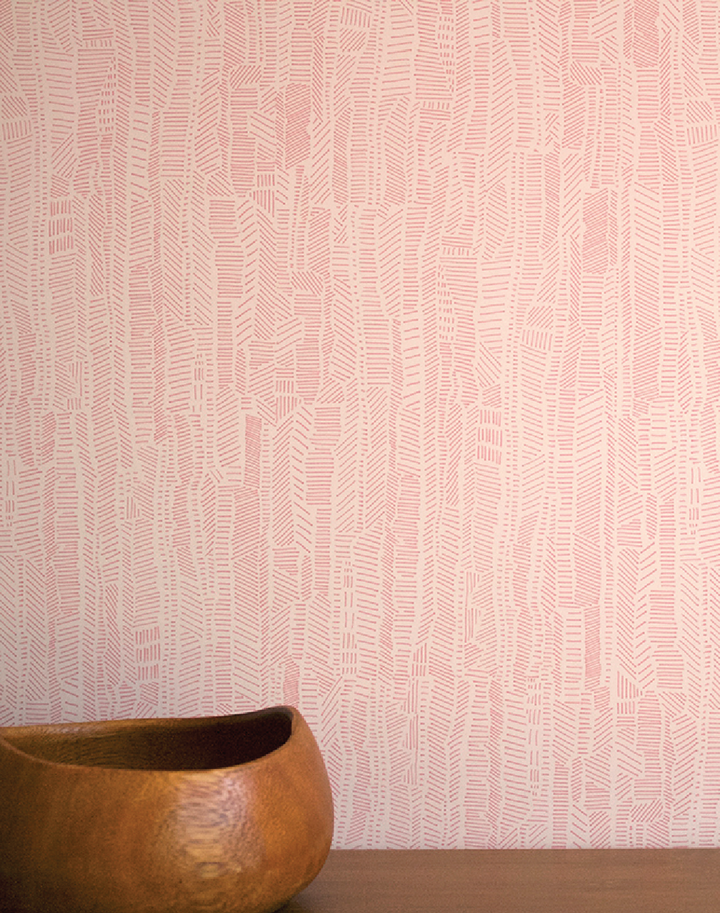 Linear Field, Powder Pink