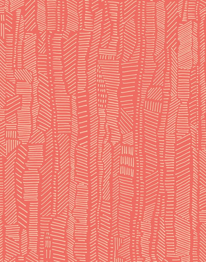 Linear Field, Sun Bleached Coral