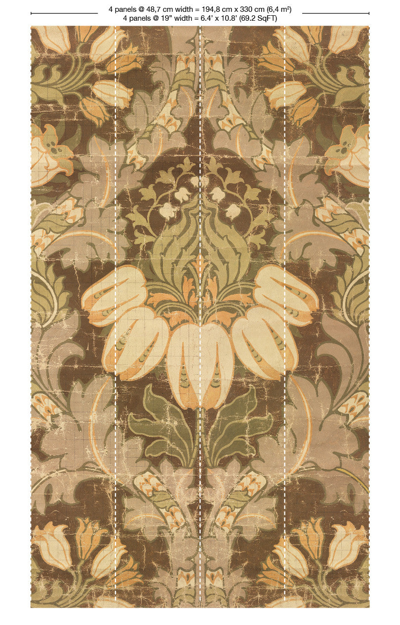 MRV-02 Big Pattern "Luther" Mural by Mr & Mrs Vintage