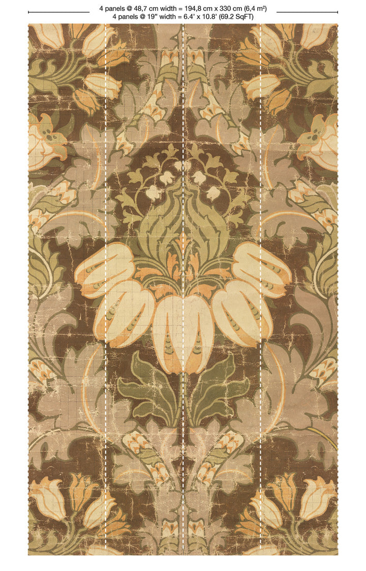 MRV-02 Big Pattern "Luther" Mural by Mr & Mrs Vintage