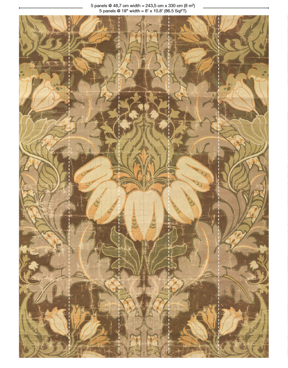 MRV-02 Big Pattern "Luther" Mural by Mr & Mrs Vintage