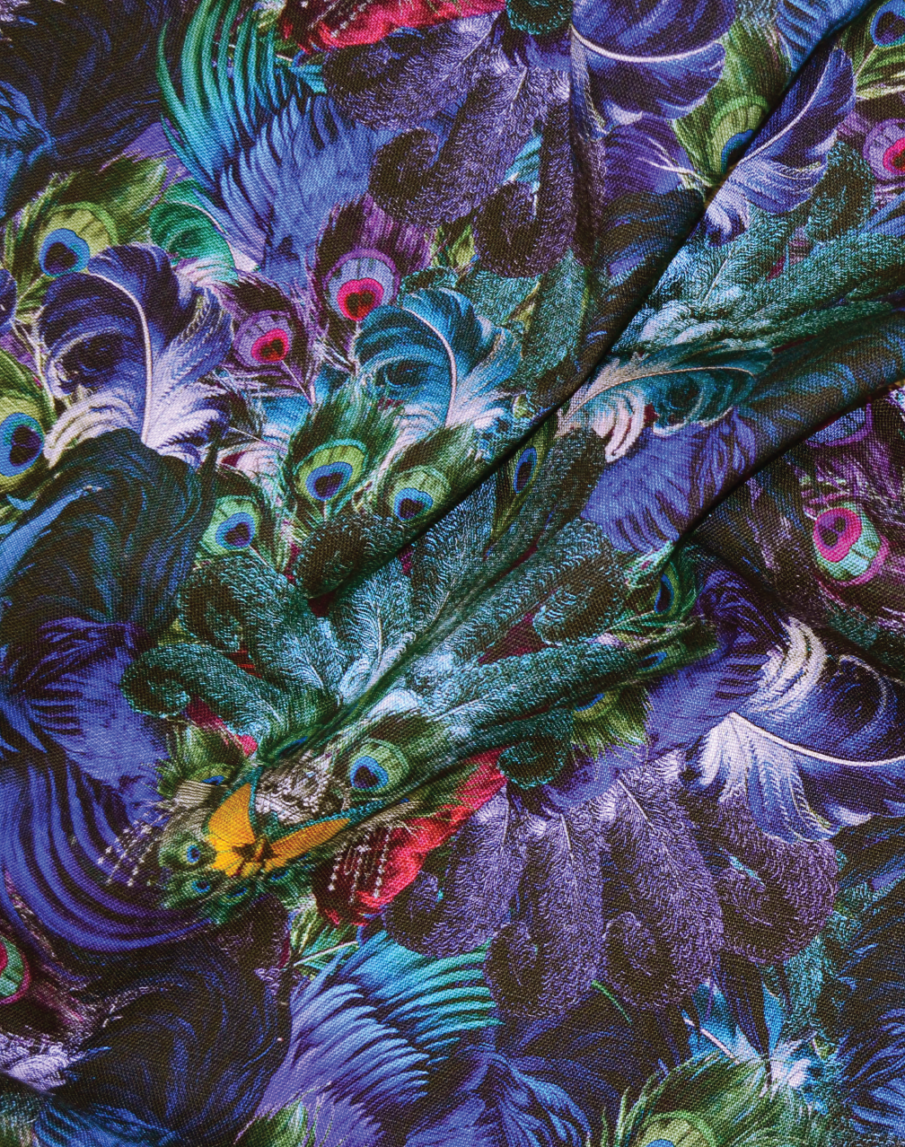 Madame De La Soir Fabric, Azure – The Pattern Collective