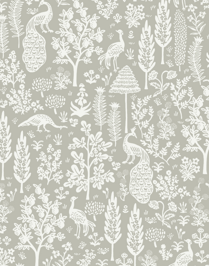 Menagerie Toile Grey & White RP7369