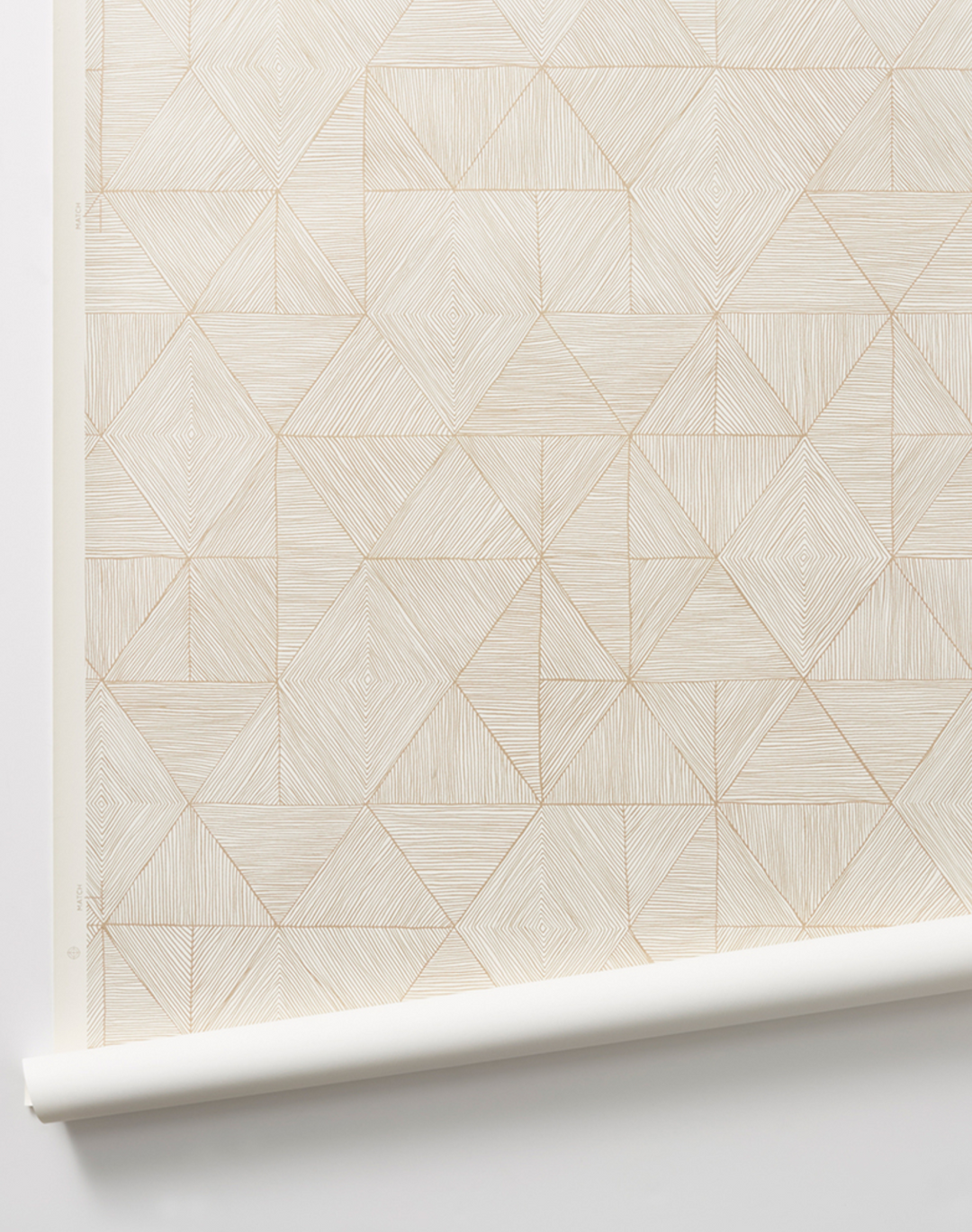 Mica, Gold on Off White
