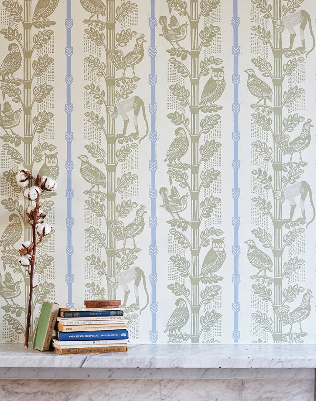 Monkeys & Birds, Artichoke/Blue Jay