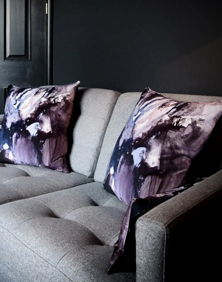 17 Patterns Nebulous Violet Cushion