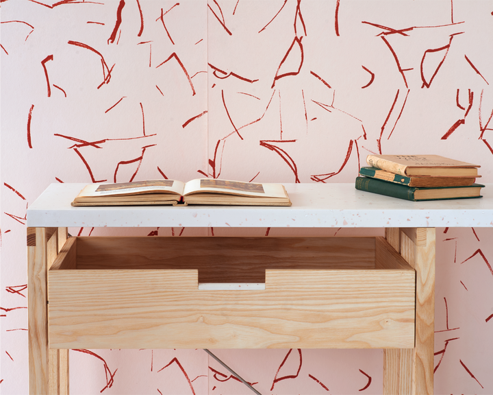 No 2 Wallpaper, Pink