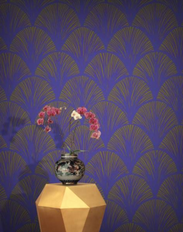 Orchid Scales, Iris Blue