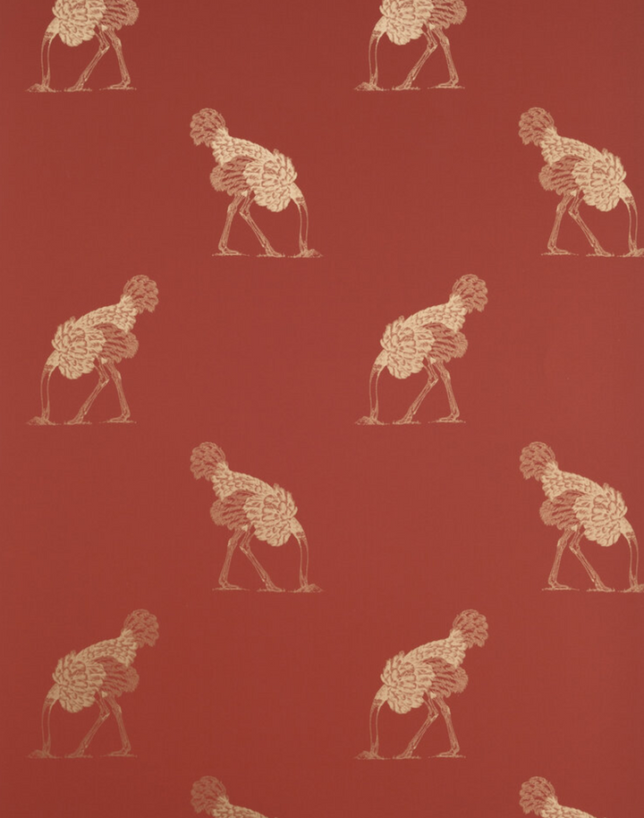 Ostrich Small, Gold Leaf on Mars