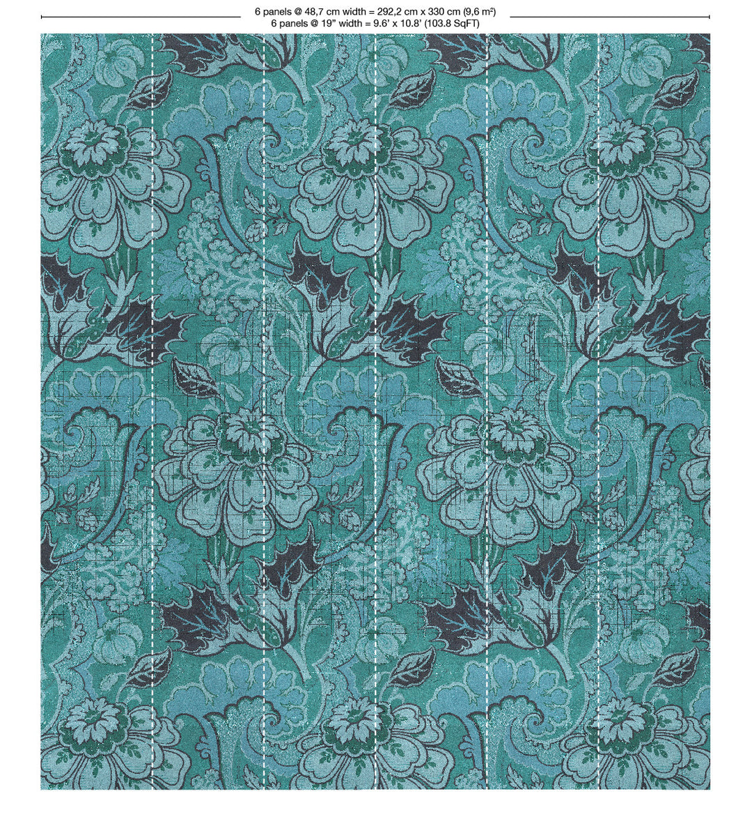 MRV-03 Big Pattern "Paola" Mural by Mr & Mrs Vintage