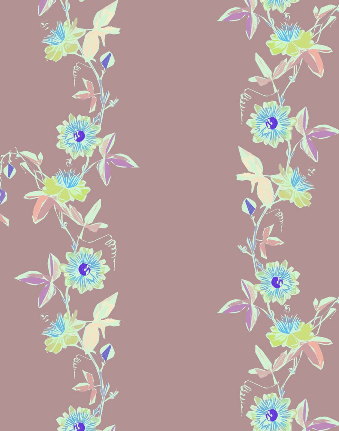 Passion Flower, Geranium