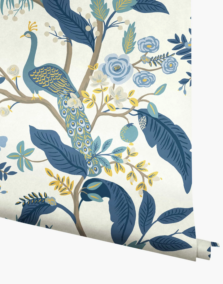Peacock, Blue and White RI5173