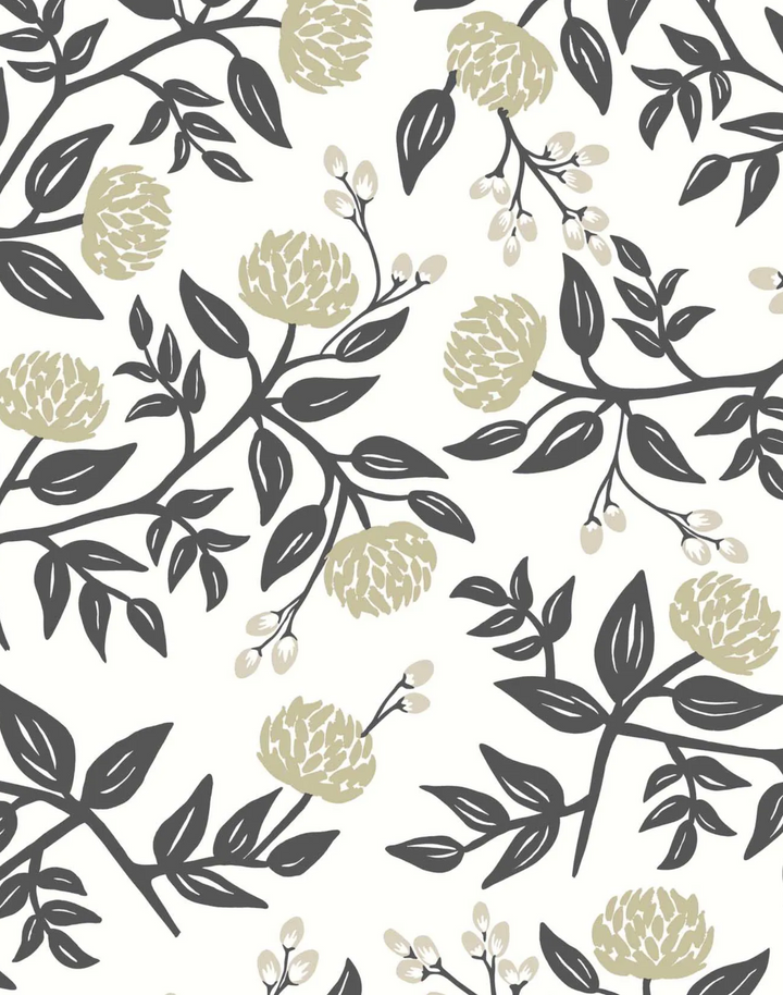 Peonies, White and Black RI5150