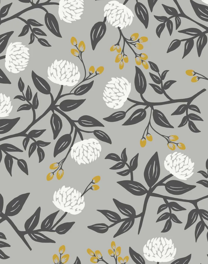 Peonies, Grey RI5152