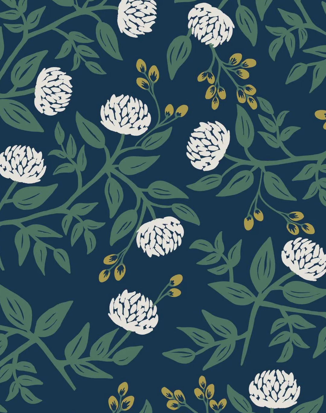 Peonies, Navy RI5149