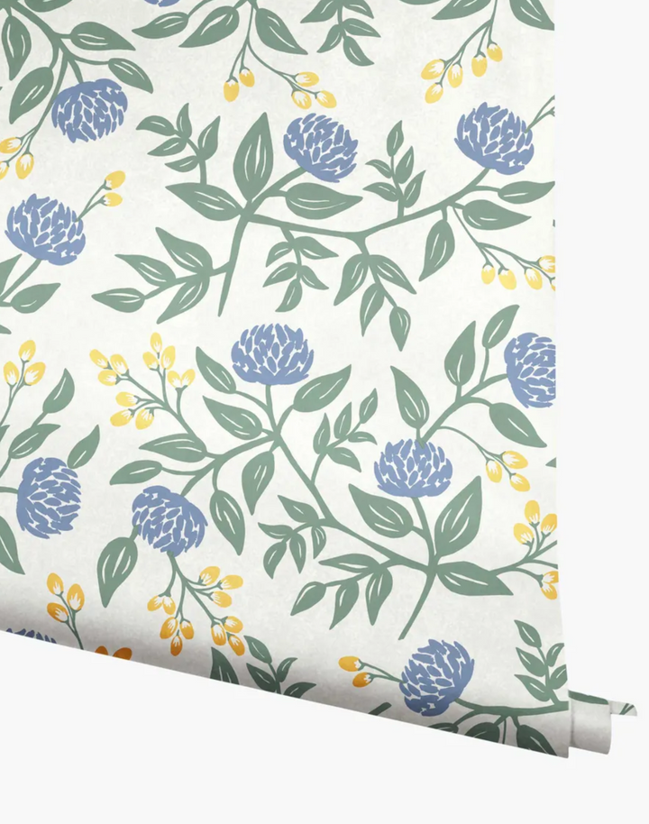 Peonies, Periwinkle & Sage RI5148