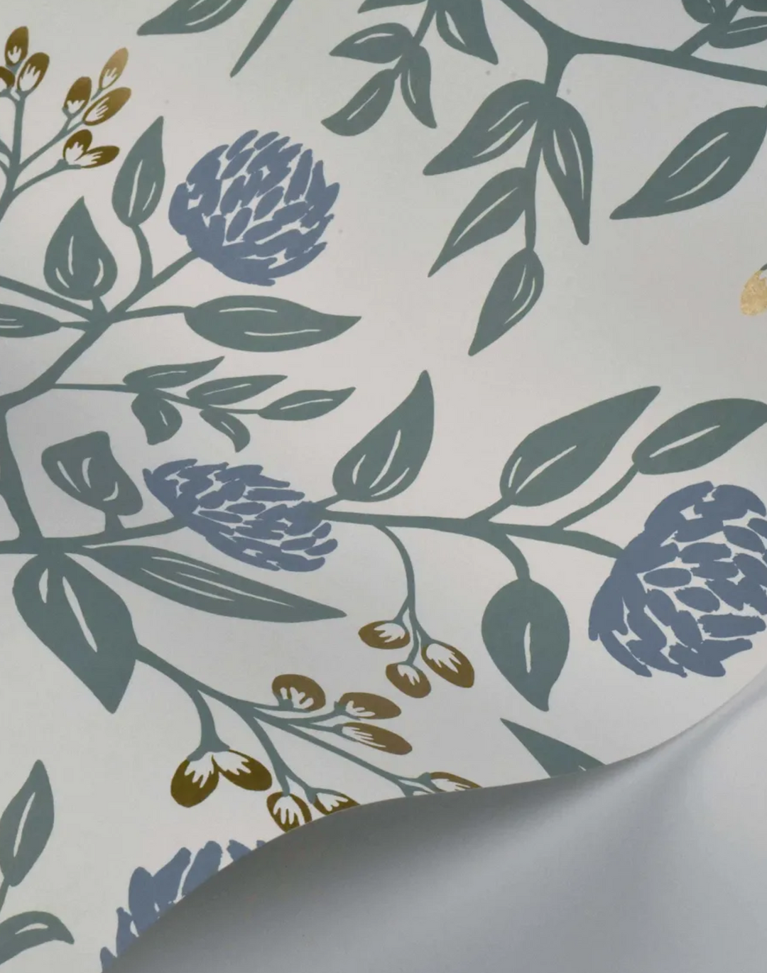 Peonies, Periwinkle & Sage RI5148