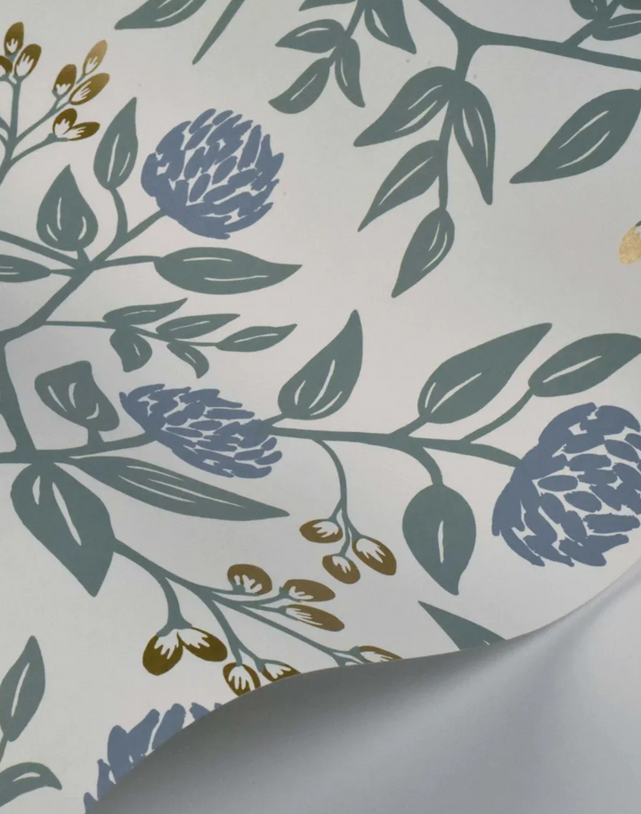Peonies, Periwinkle & Sage RI5148
