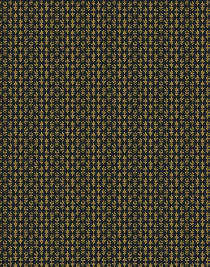Petal Black & Metallic Gold RP7363