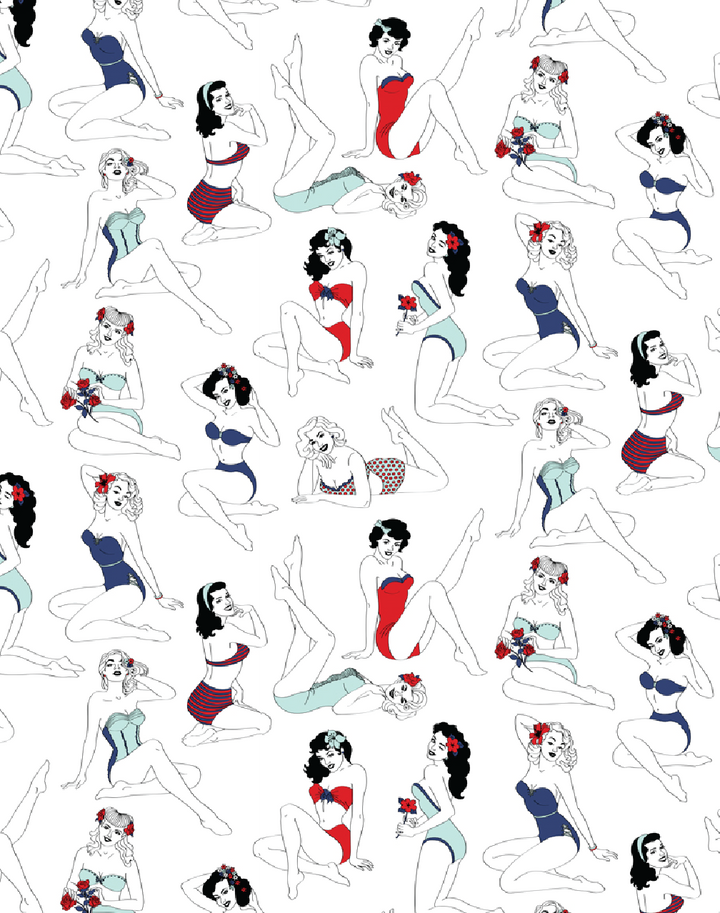 Pin-Up Wallpaper, Color