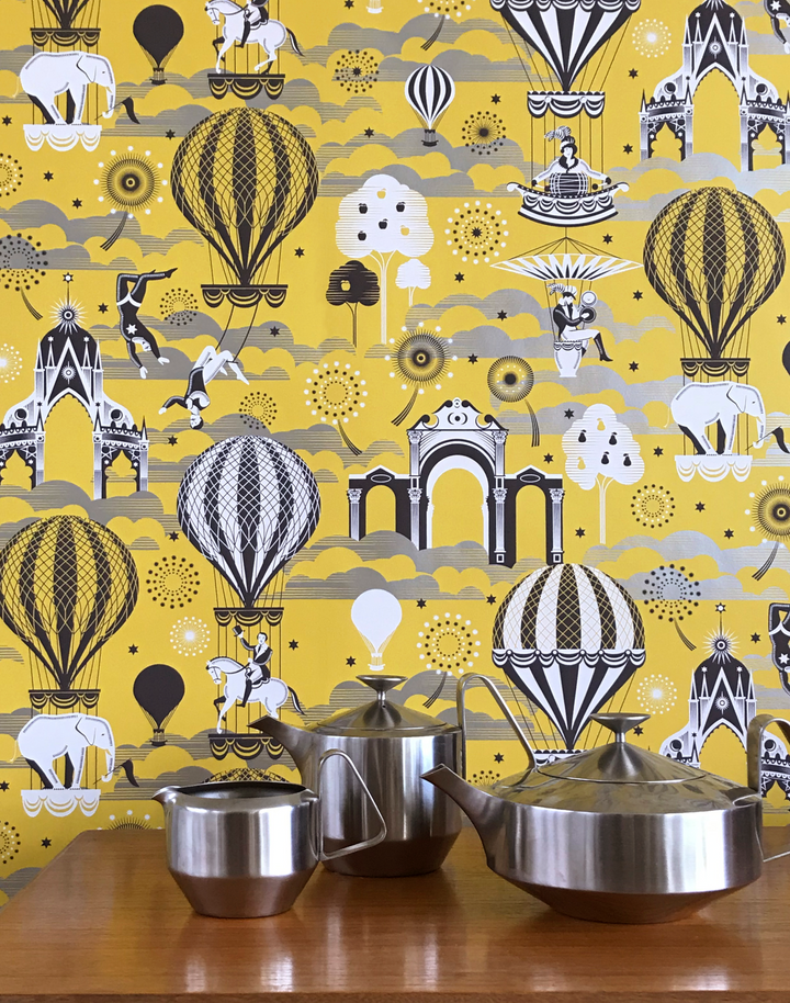 Pleasure Gardens, Mustard & Silver