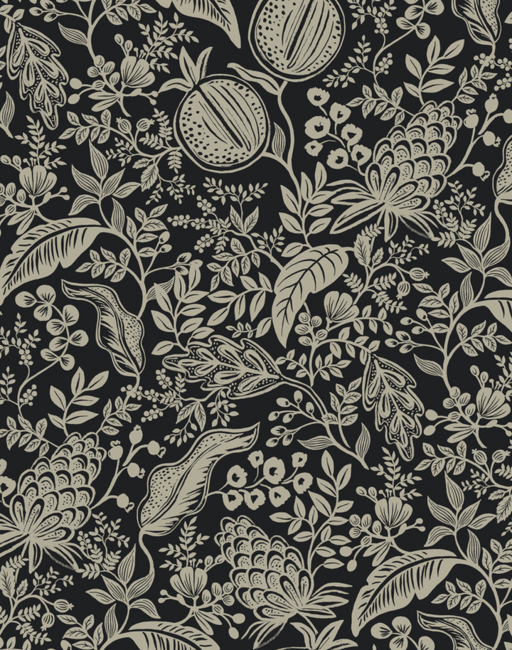 Pomegranate Black & Linen RP7389