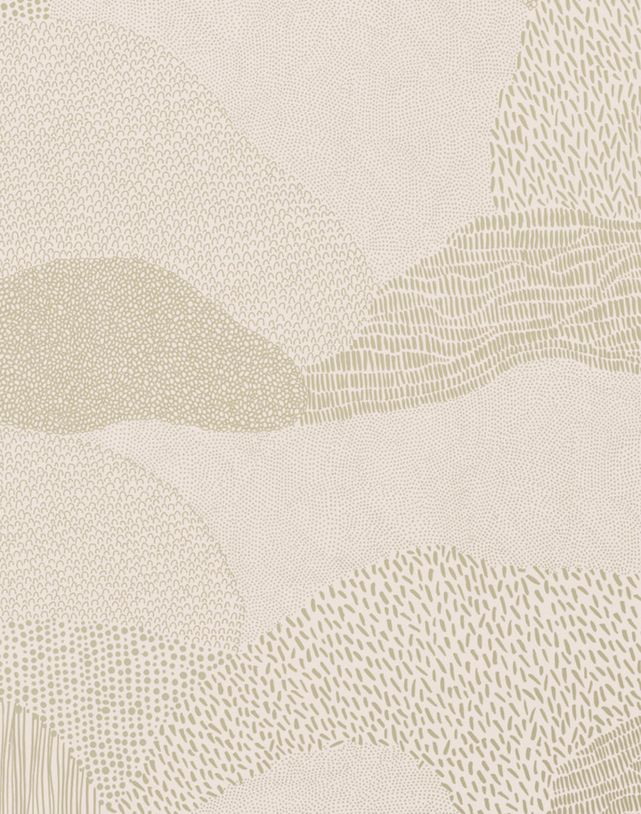 Roll Right, Gold on Blush