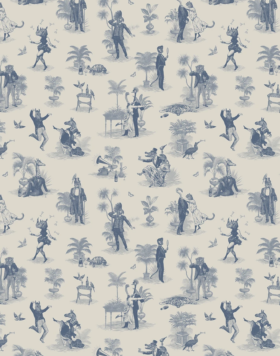 Safari Soiree, Heron Blue