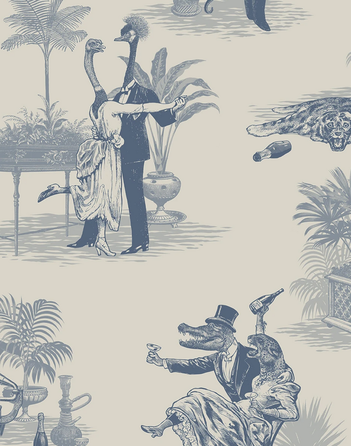 Safari Soiree, Heron Blue