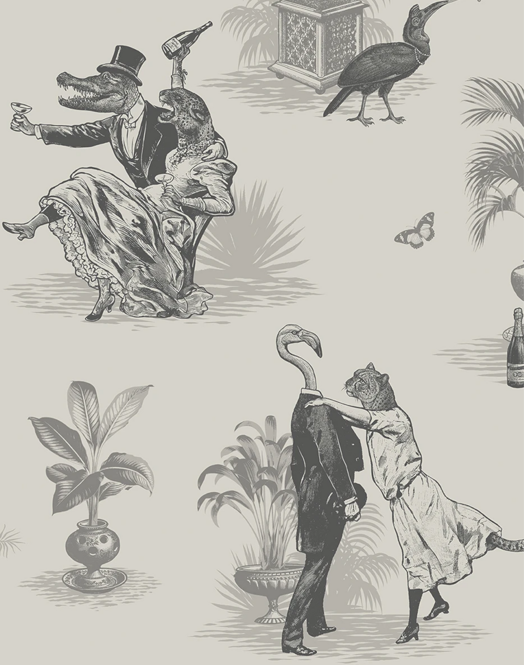 Safari Soiree, Soft Charcoal