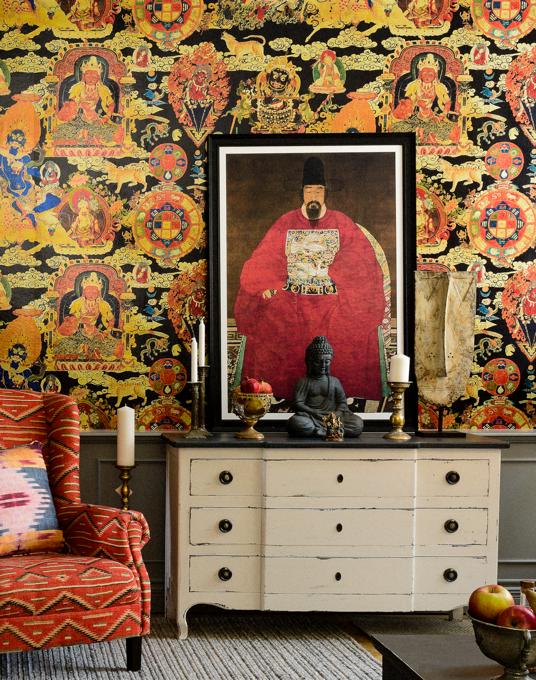 Tibetan Tapestry Metallic