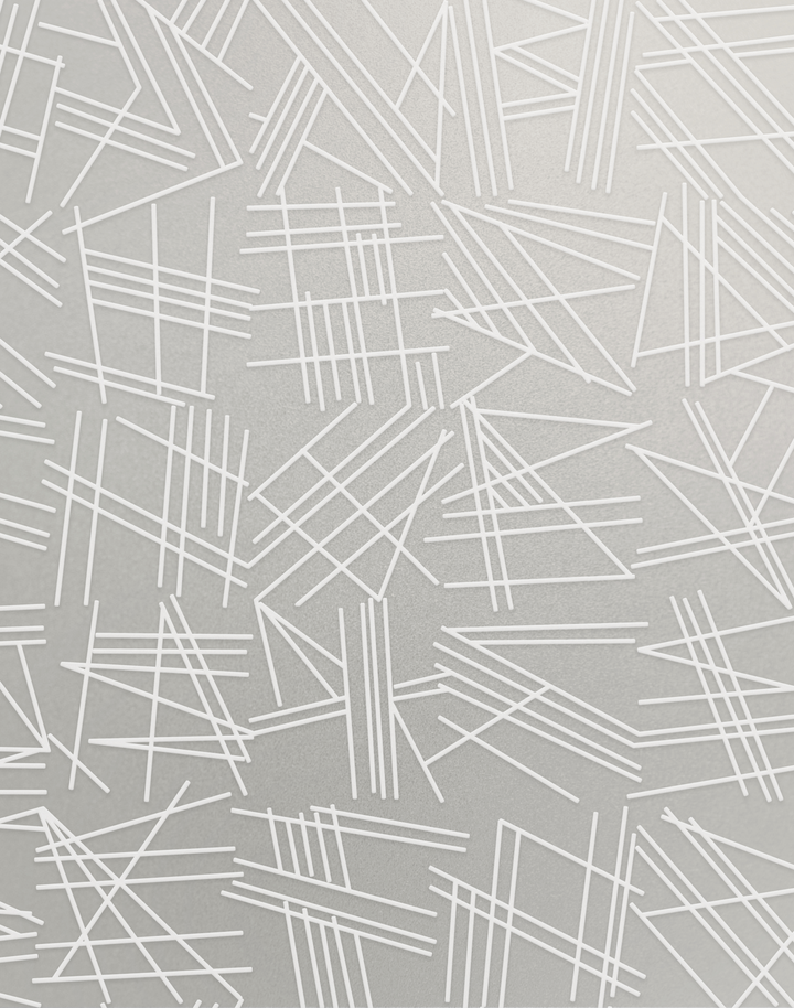 Tilt, White Flock/Silver Lustre