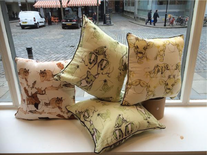 Tobyboo Stanley Linen Cushion Cover