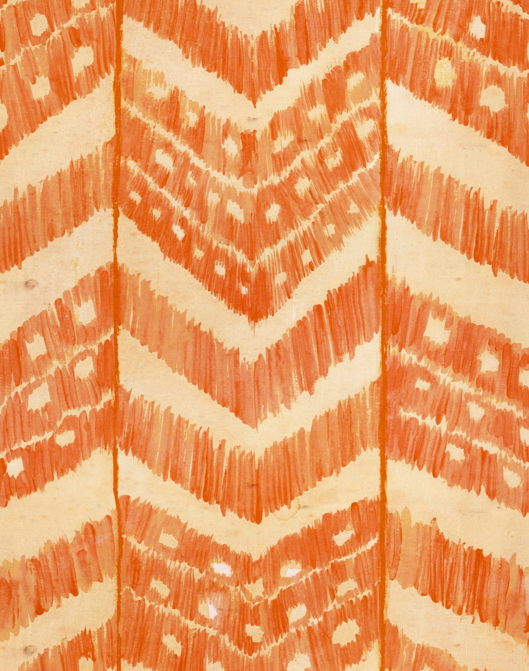 Turkish Ikat, Tangerine