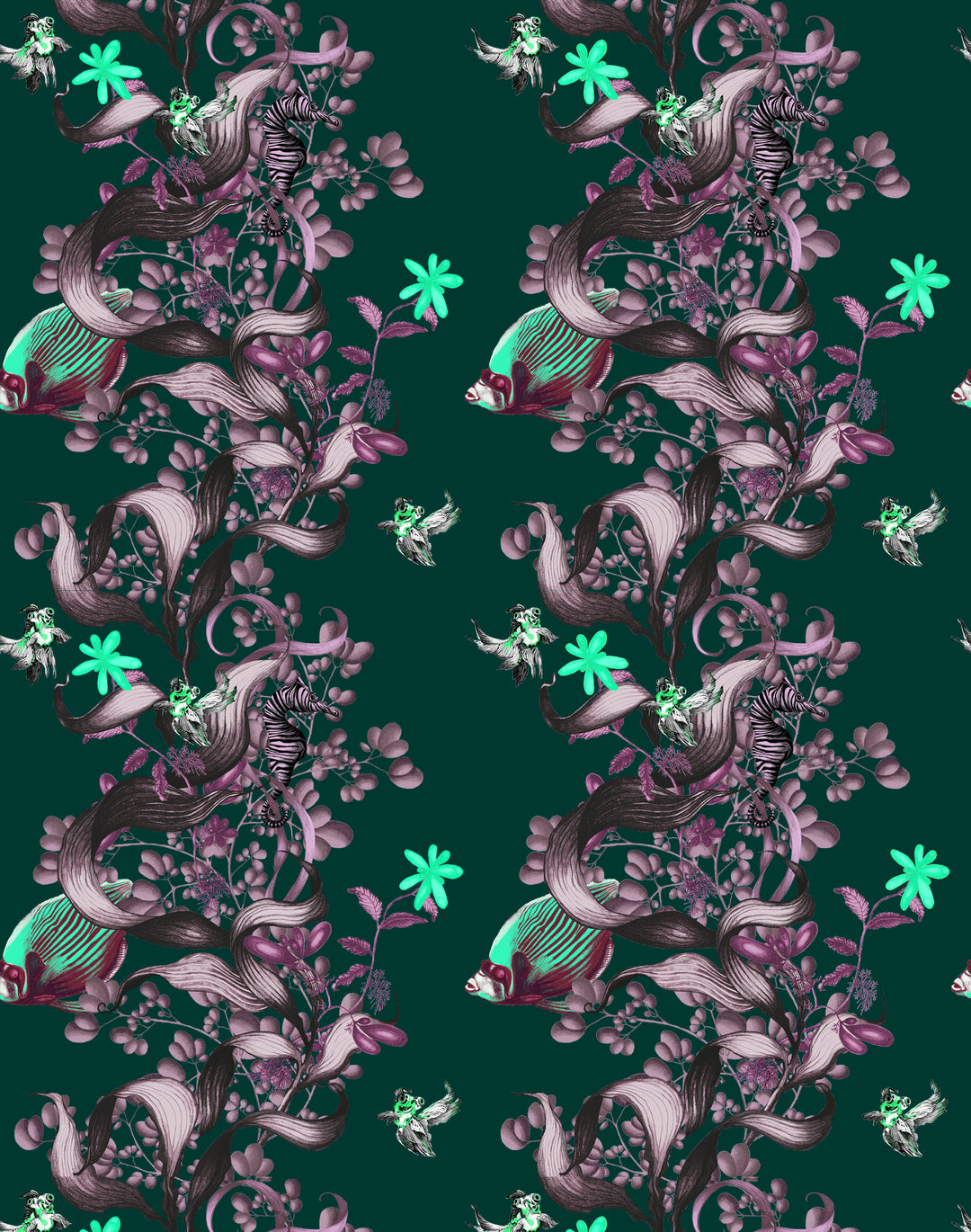 Underwater Wonderland, Lime Flowers
