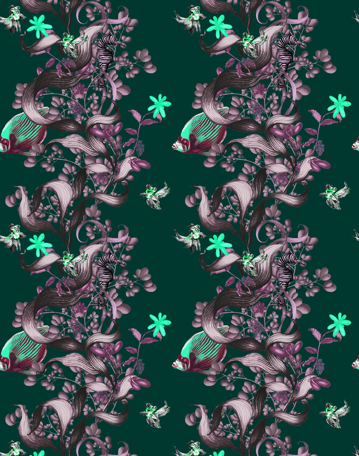 Underwater Wonderland, Lime Flowers