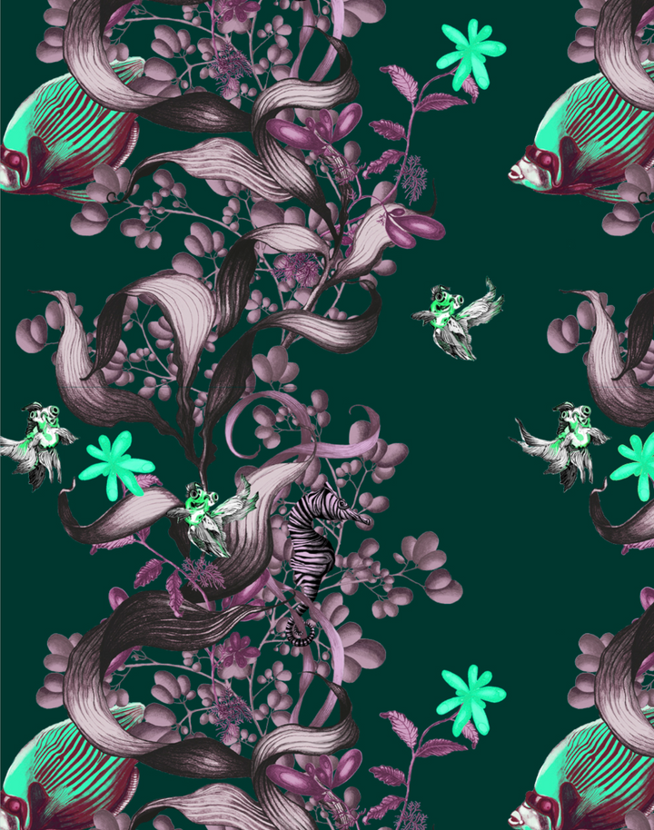 Underwater Wonderland, Lime Flowers