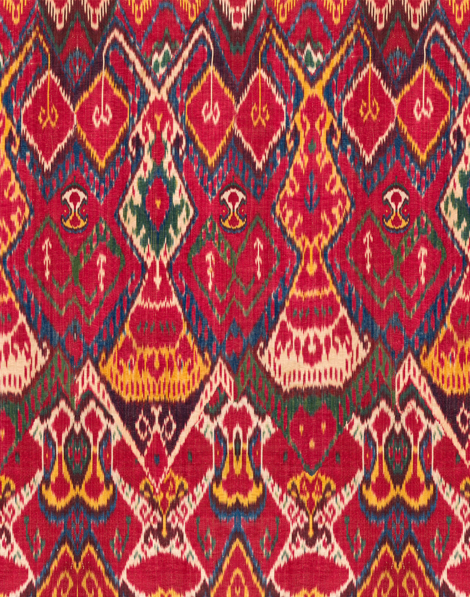 Ikat patterns in Ralph Lauren 2022 Resort collection - Uzbek Alive