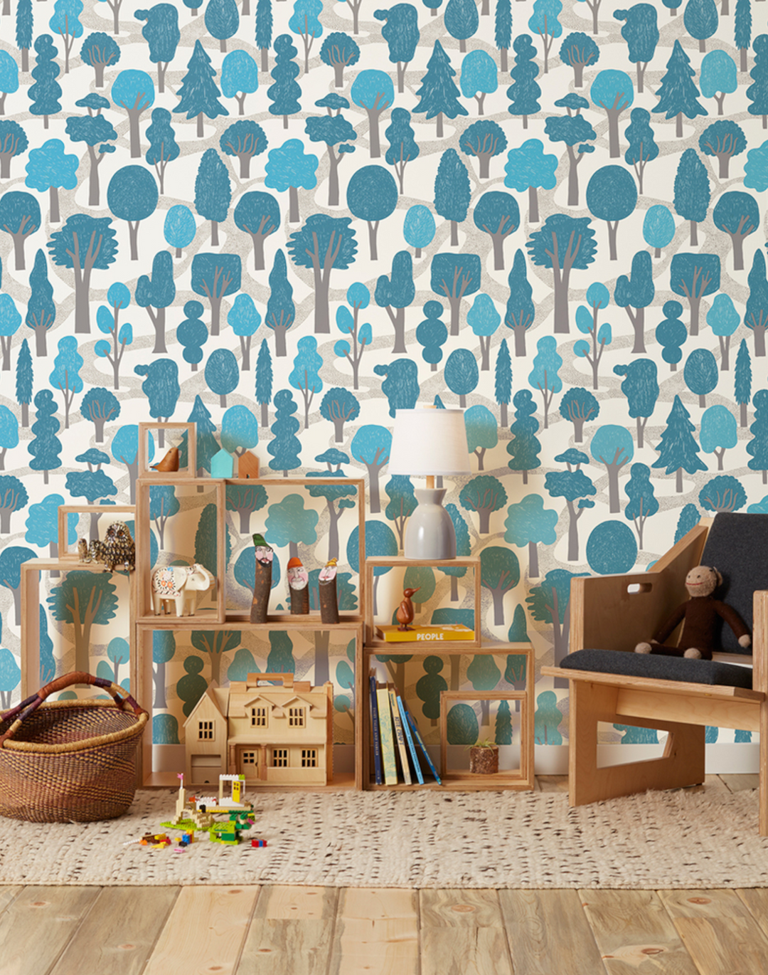 Zig Zag, Bright Blue