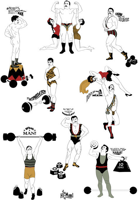 Strong Man Wallpaper, Color