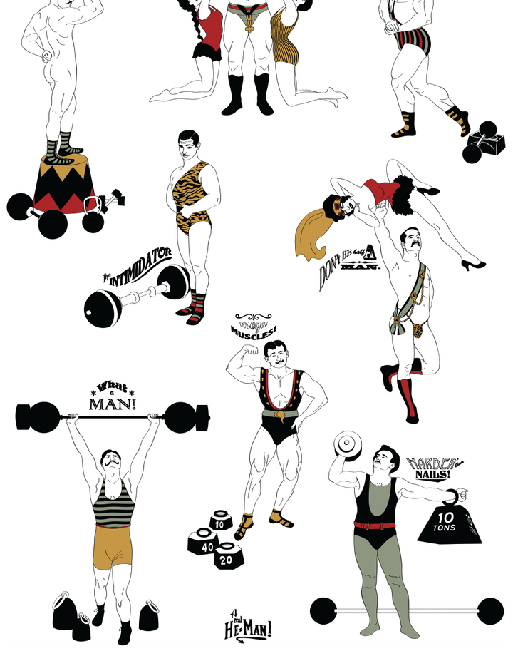 Strong Man Wallpaper, Color
