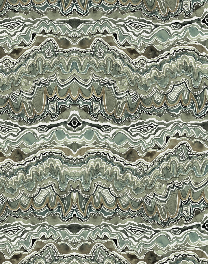 Agate, Neutral - Linen Fabric