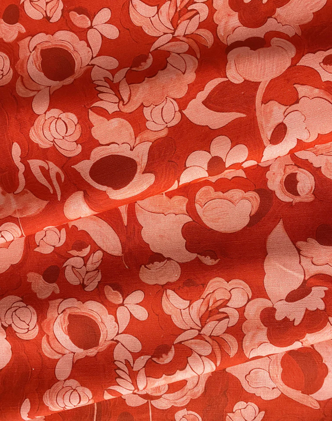 Amalia Red, Cotton/Linen